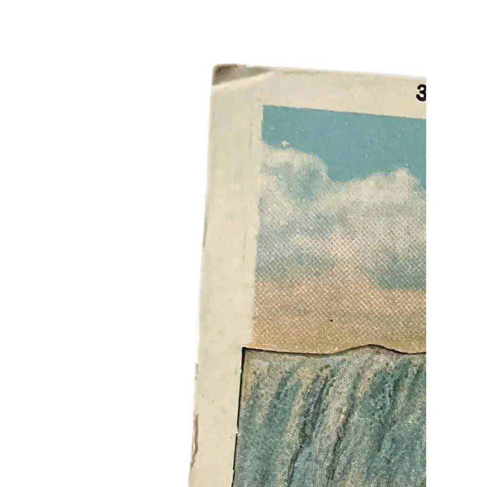 Vintage 1931 Lithograph Ephemera Postcard Travel Souvenir Niagara Falls, NY USA
